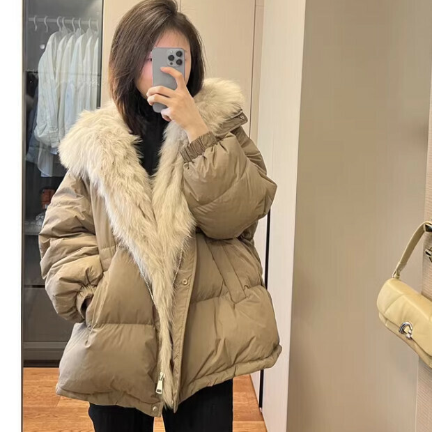 Hot Selling Down Jacket [Coffee Color] Sizes [S-XL] [Please contact customer service to confirm the delivery size after placing the order]