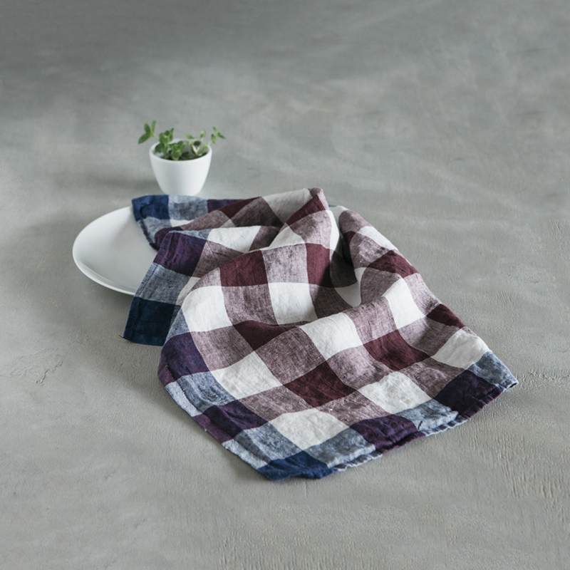 Lino e Lina 方格亞麻傢飾布