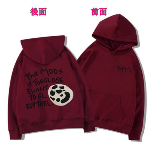 熱賣連帽衛衣【酒紅色 薄款】尺碼【M碼—2XL碼】【下單後請聯絡客服確認發貨尺碼】