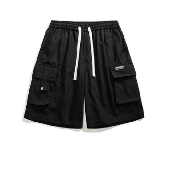Multi-pocket cargo pants (black) [M-5XL size] [Contact customer service to confirm the shipping size after placing an order]
