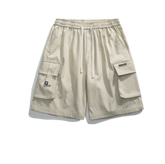 Multi-pocket cargo pants (khaki) [M-5XL size] [Contact customer service to confirm the shipping size after placing an order]
