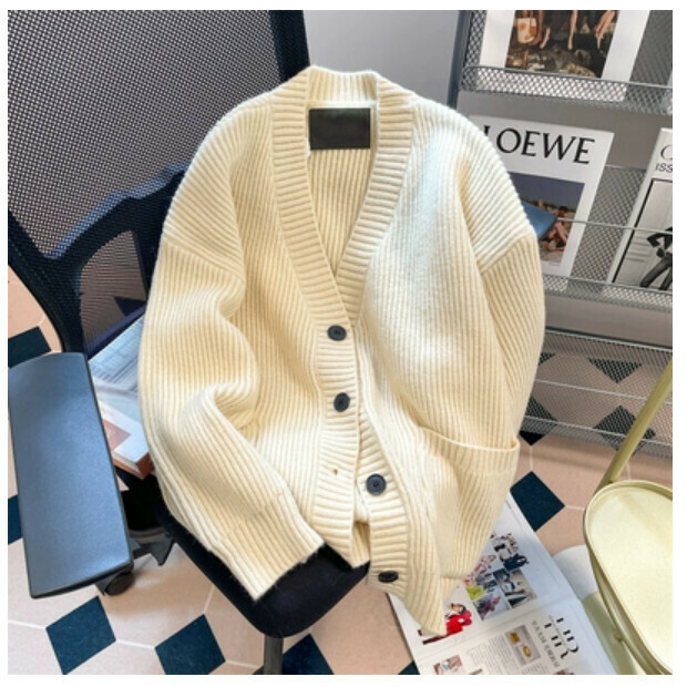 Hot selling sweater jacket [apricot color] size [one size fits all]
