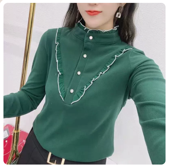 激抵雙面德絨襯衫(綠色 尺碼:S-3XL)(下單後請聯絡客服確認發貨尺碼)