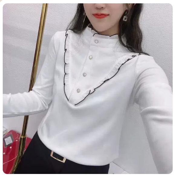 激抵雙面德絨襯衫(白色 尺碼:S-3XL)(下單後請聯絡客服確認發貨尺碼)