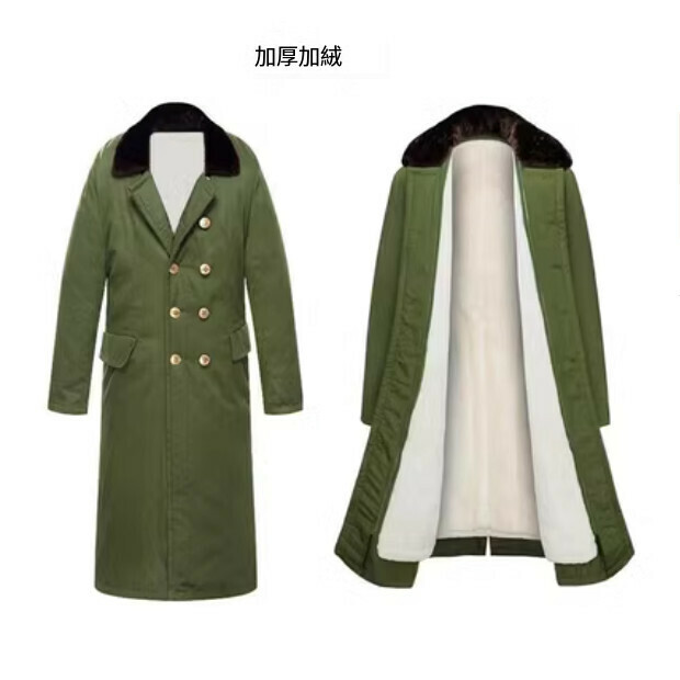 熱賣中長款外套【軍綠 加厚加絨版】尺碼【S碼—XL碼】【下單後請聯絡客服確認發貨尺碼】