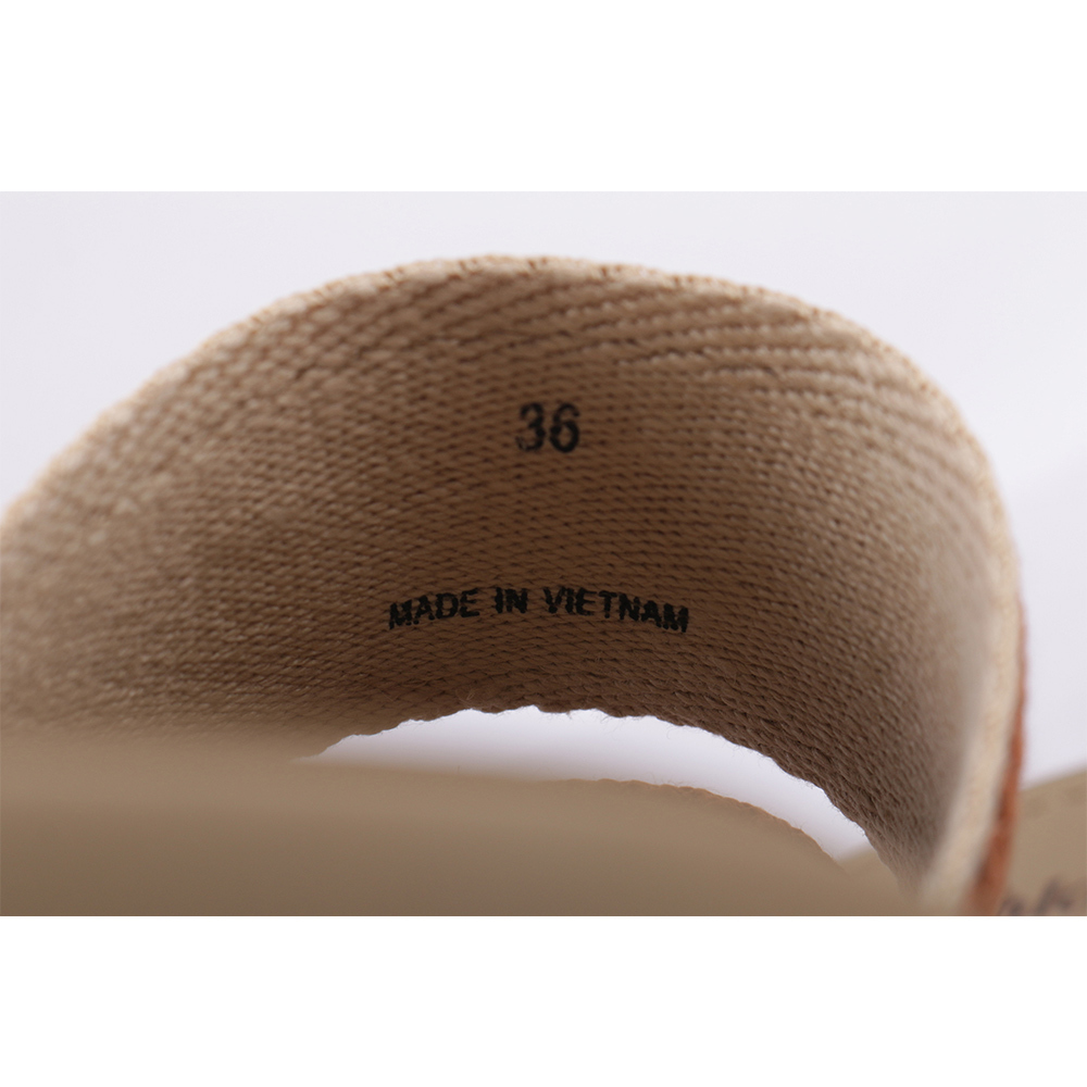 【CHLOE'】MILA SLIDE 亞麻厚底拖鞋36/37/38/39(棕色) CHC24S00QHL 238