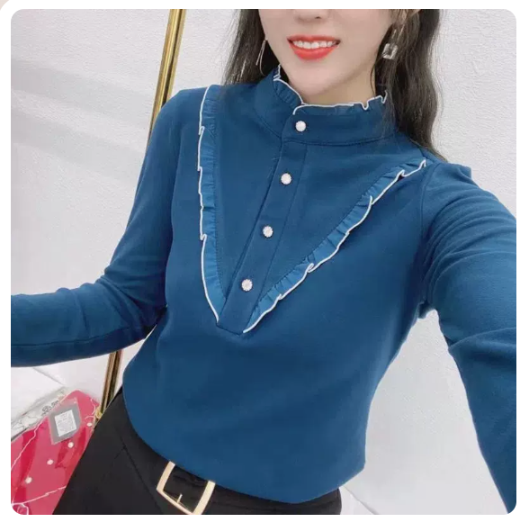 激抵雙面德絨襯衫(藍色 尺碼:S-3XL)(下單後請聯絡客服確認發貨尺碼)