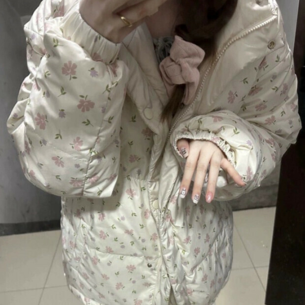 Hot Selling Cotton Jacket [Little Flower Cotton Jacket] Sizes [S - XL] [Please contact customer service to confirm the delivery size after placing the order]