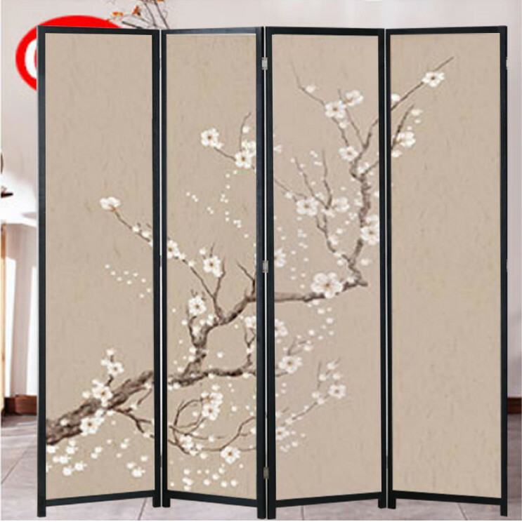 Popular wood furniture (4 pieces in total) Office screen, entrance hall partition, living room screen [Pattern 8] 4 pieces in total, 200x50cmx4 pieces