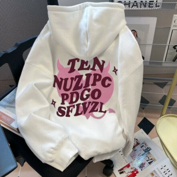 熱賣連帽衛衣【白色 薄款】尺碼【M碼—2XL碼】【下單後請聯絡客服確認發貨尺碼】