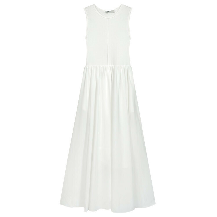 Hot selling vest long skirt (white) (S-L size) (contact customer service after placing order to confirm delivery size)
