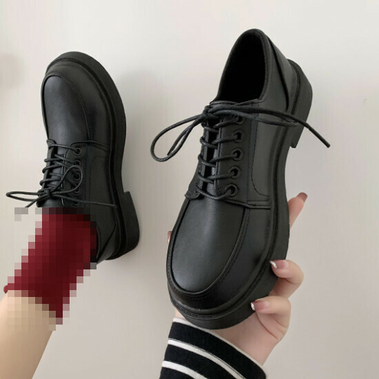 熱賣系帶小皮鞋【黑色】【35-40碼】（下單後請聯絡客服確認發貨尺碼）