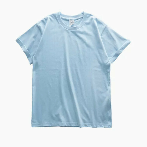 Loose short-sleeved base layer (XS-XL light blue) (contact customer service to confirm the shipping size after placing an order) 