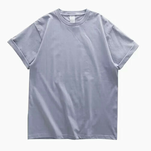 Loose short-sleeved base layer (XS-XL light purple) (contact customer service to confirm the shipping size after placing an order) 