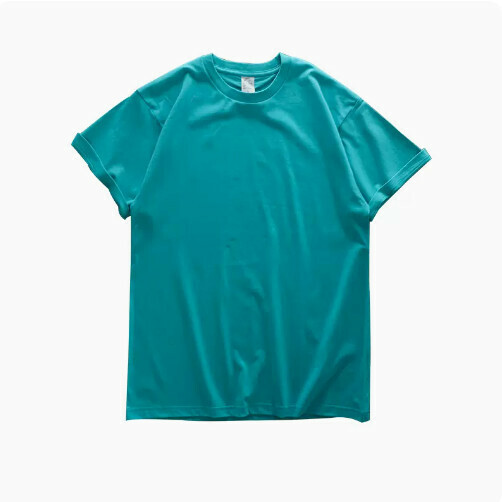 Loose short-sleeved base shirt (XS-XL Aqua) (contact customer service to confirm the shipping size after placing an order) 
