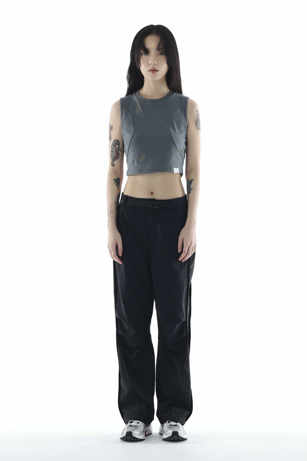 Retro Lace Splicing Pants