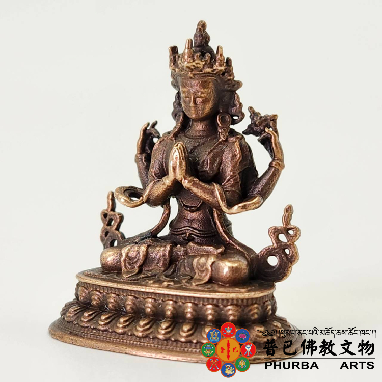 佛像四臂觀音-3cm