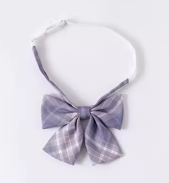 Japanese clothes and accessories with ribbon collar flower (purple I smoke) (one size)