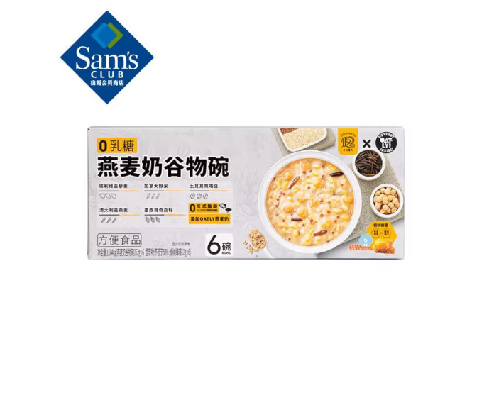 十二夏天 燕麥奶穀物碗 252g*6  (1.6kg)