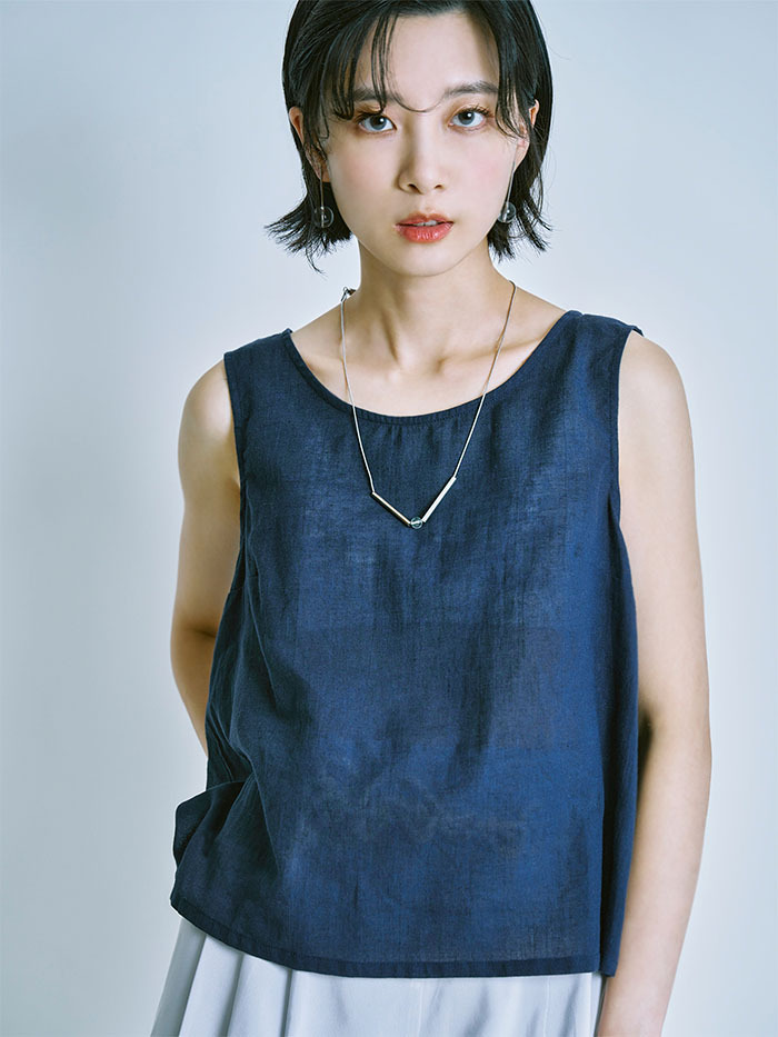 煮物無袖上衣-夜交藤