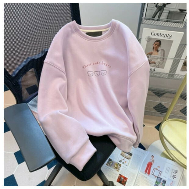 熱賣圓領衛衣【紫色】尺碼【M碼—2XL碼】【下單後請聯絡客服確認發貨尺碼】