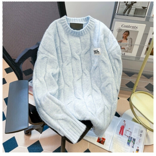Hot selling bottoming sweater [blue] size [one size fits all]
