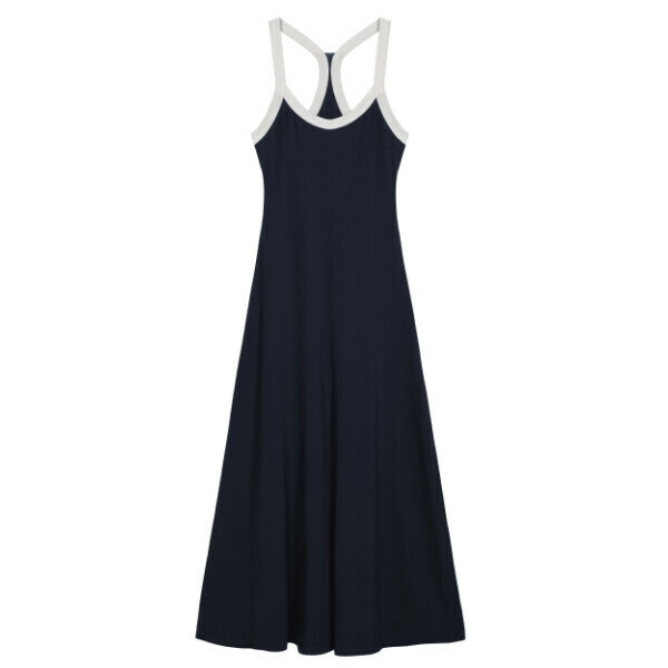 Hot selling camisole knitted dress (black) (S-L size) (contact customer service after placing the order to confirm the delivery size)