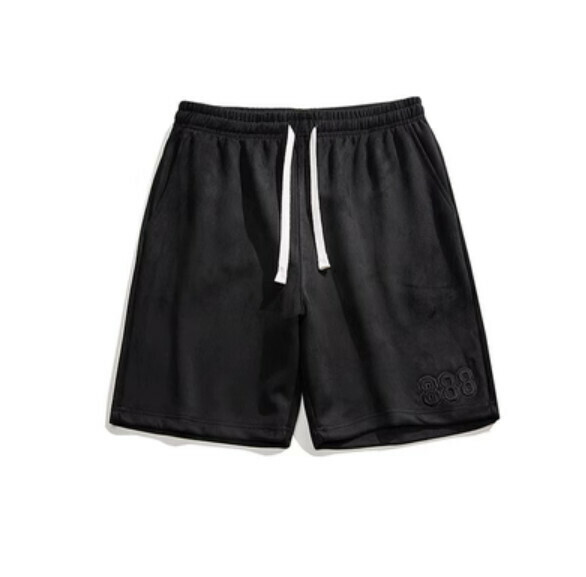 激抵寬鬆闊腿休閒五分褲（黑色）【M-3XL碼】【下單後聯絡客服確認發貨尺碼】