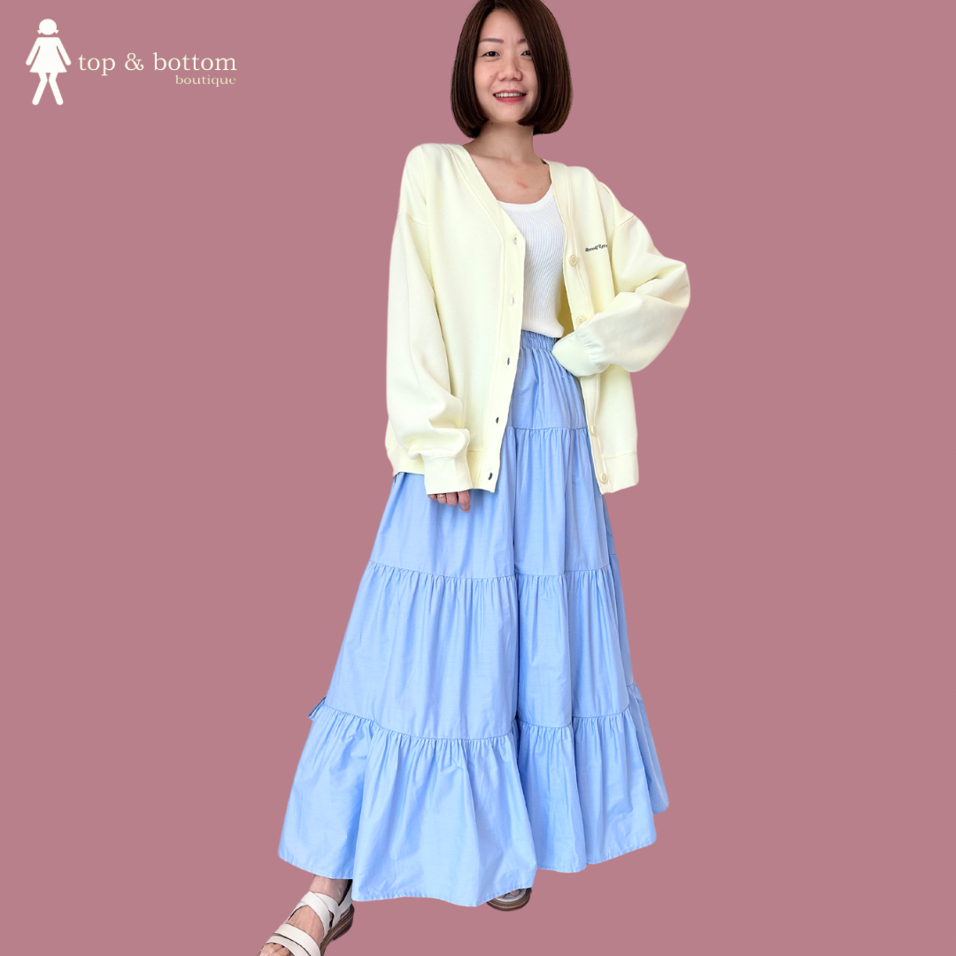 L/SLEEVE V NECK BUTTON JACKET