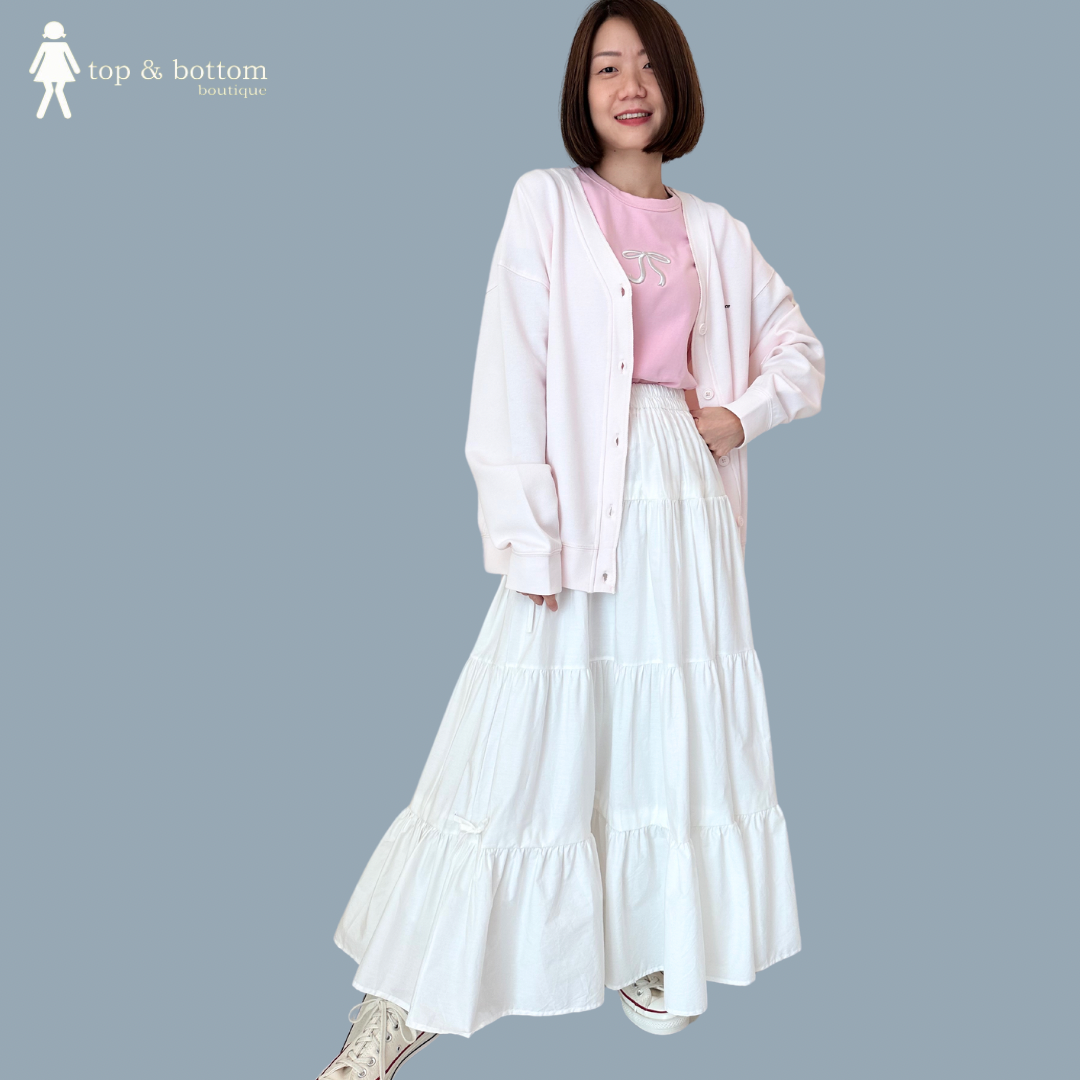 L/SLEEVE V NECK BUTTON JACKET