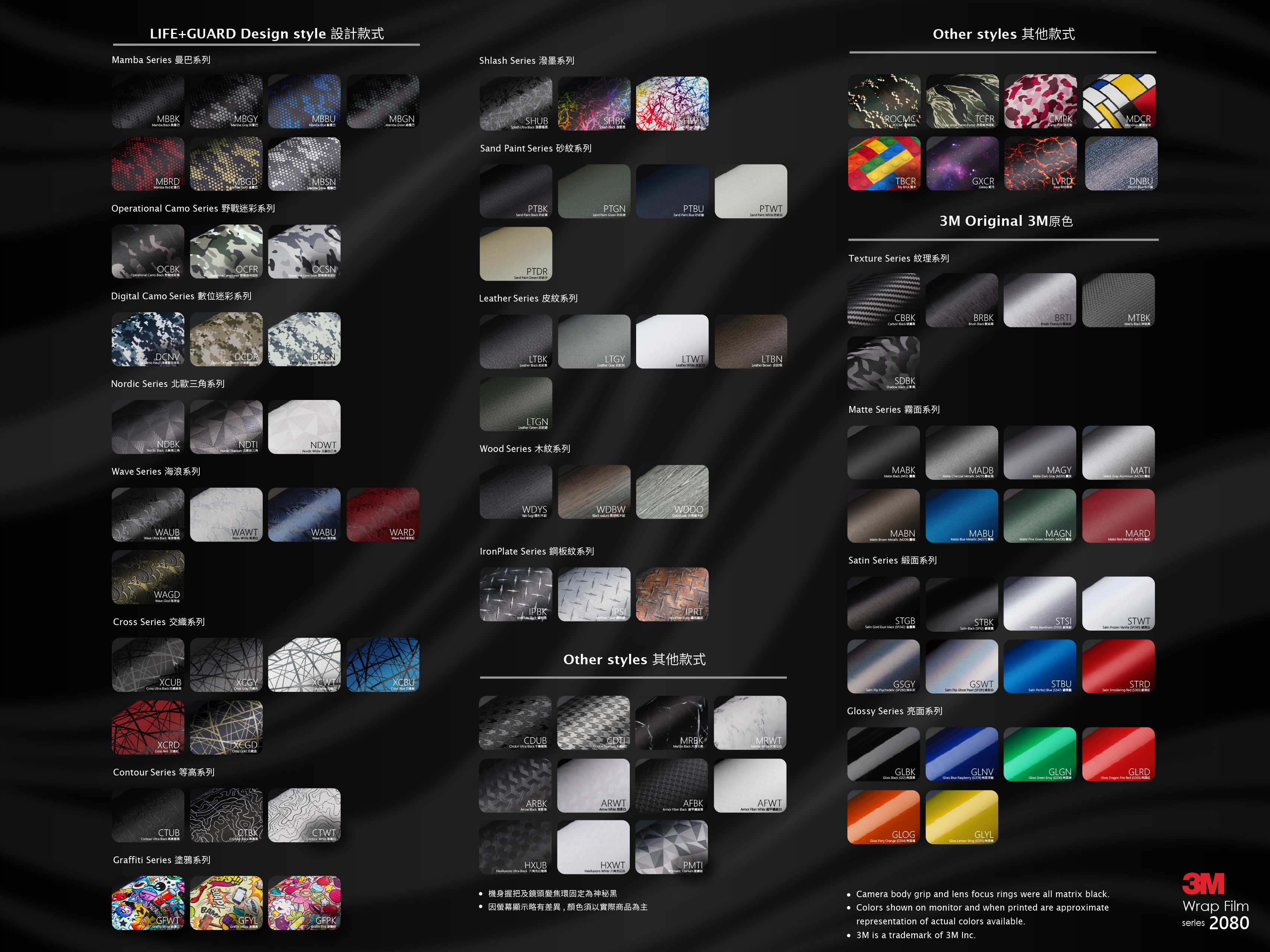 LIFE+GUARD 設計風格色票