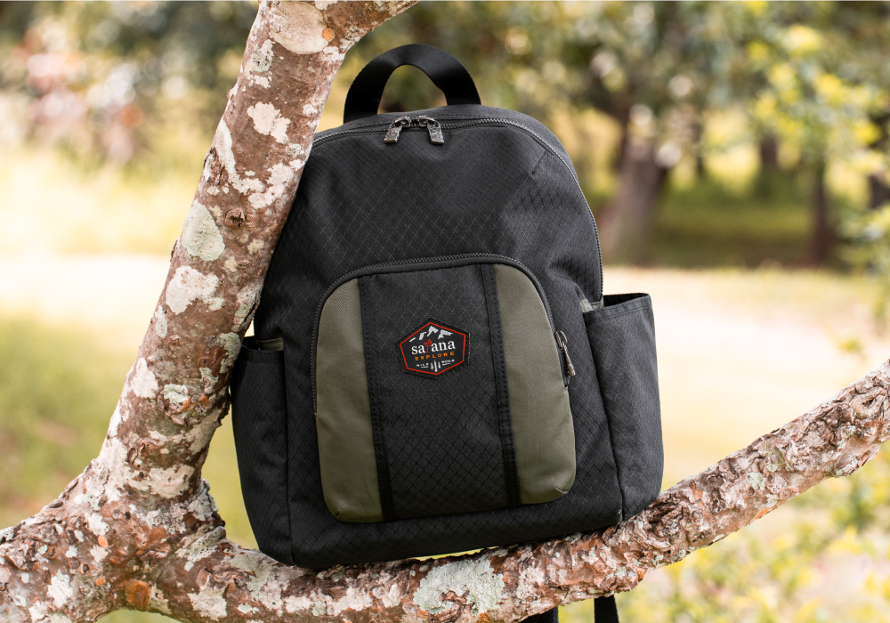 satana EXPLORE 探索生活後背包-軍綠色拼接 SOSE0080-326 單品照