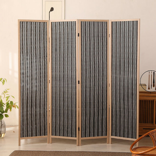 Popular wood furniture (4 pieces in total) Office screen, entrance partition, living room screen [Pattern 3] 4 pieces in total, 180x45cmx4 pieces