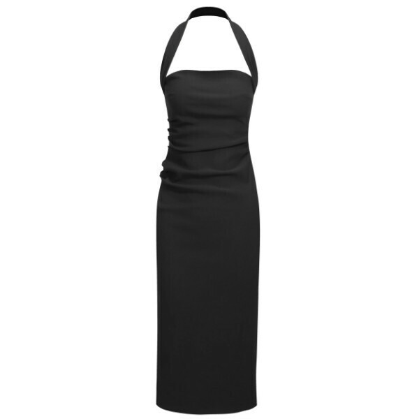 Hot selling bateau neck halterneck tube top dress (black) (S-L size) (contact customer service after placing the order to confirm the delivery size)