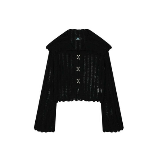 Hot selling shawl collar knitted thin sweater cardigan jacket [black] [S-L size] (please contact customer service to confirm the delivery size after placing the order)