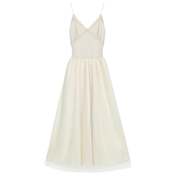 Hot selling high waist slit suspender dress (apricot color) (size S-L) (contact customer service after placing the order to confirm the delivery size)