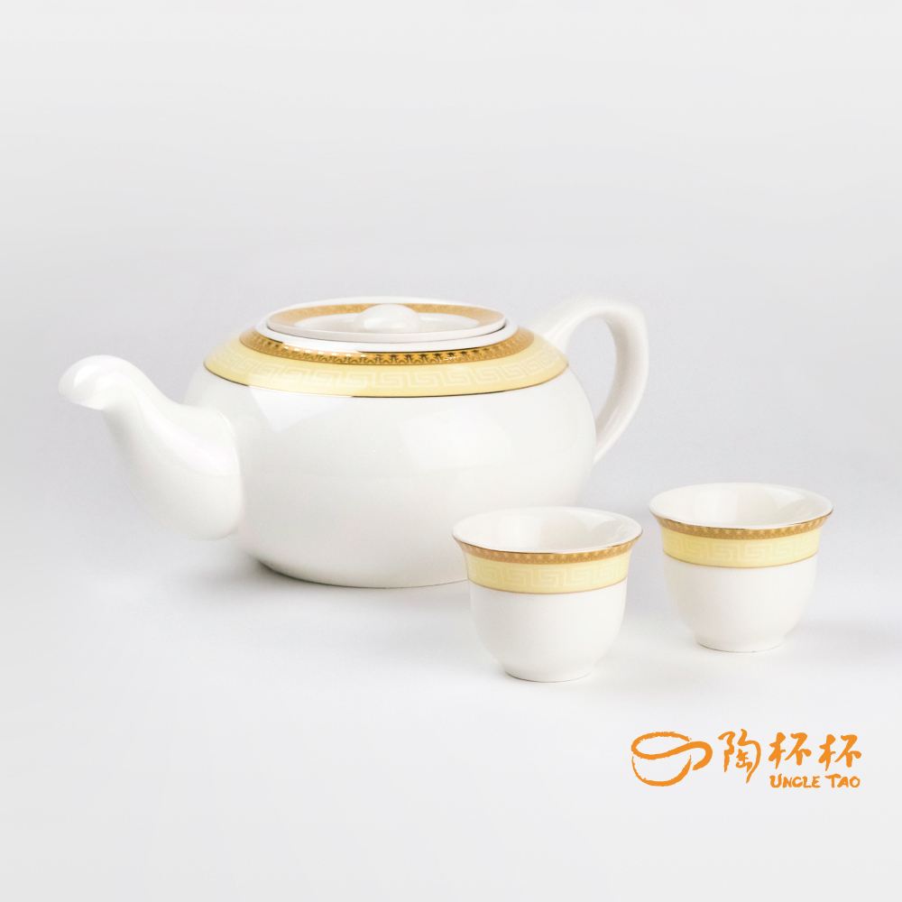 茶壺 茶杯 [金百合]