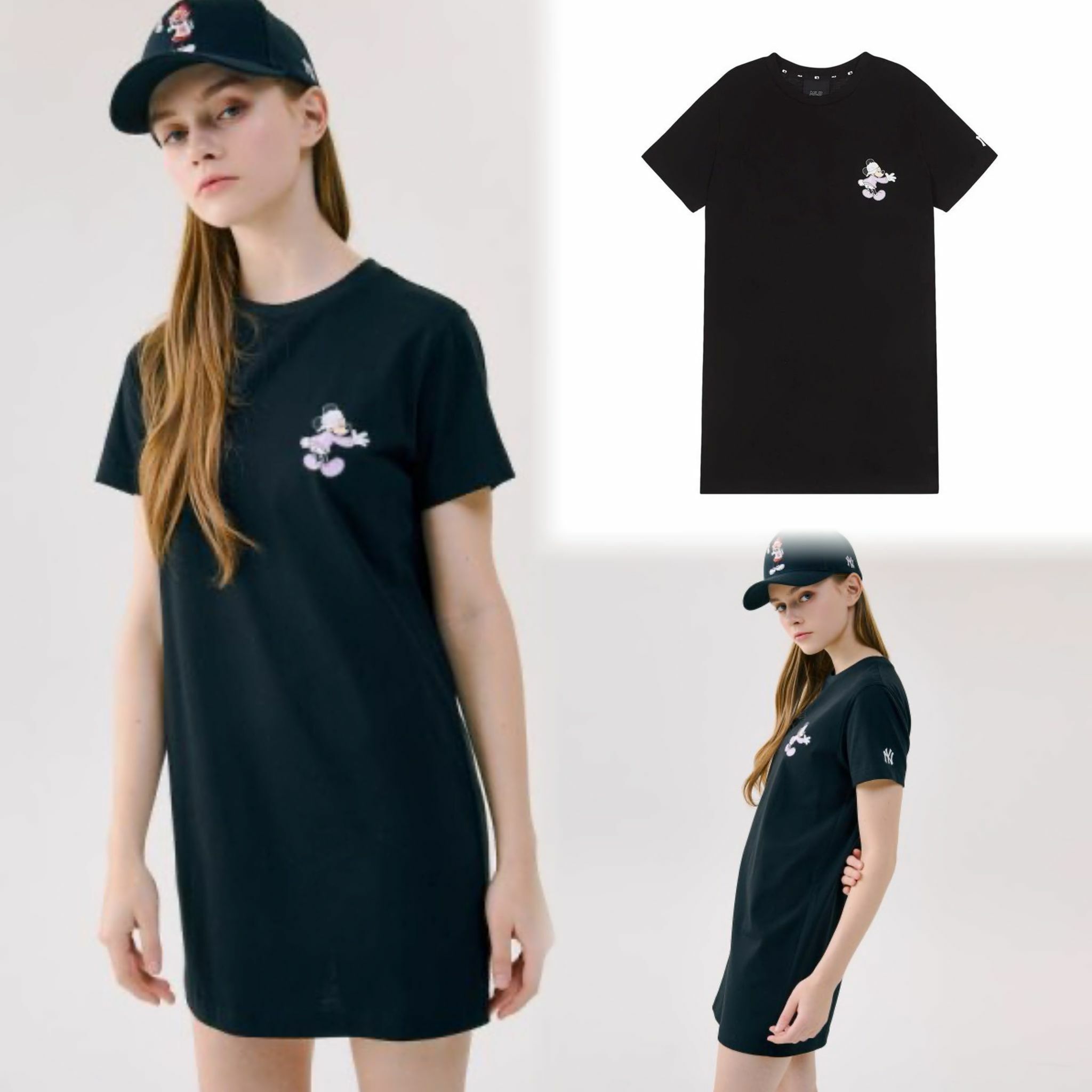 【韓國預購】MLB F052991 女裝連身短袖 (米奇款)