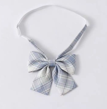 Japanese clothes accessories bow collar flower (white i) (one size)