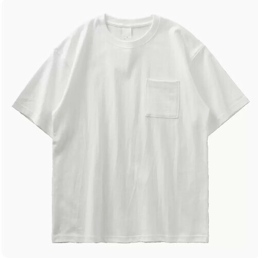 Loose Crew Neck Short Sleeve T-Shirt (S-XXXL White) (Contact customer service to confirm shipping size after placing an order)