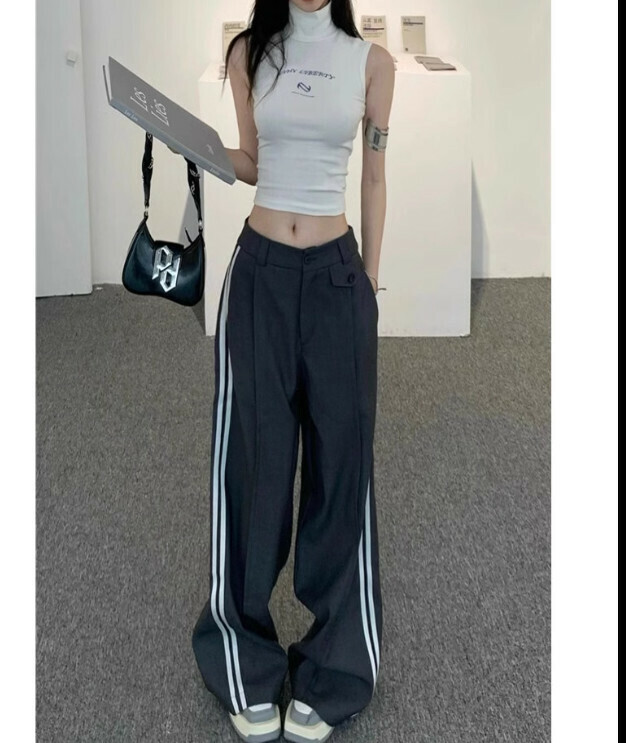 Hot selling suit casual sports pants [grey] sizes [S-XL] [please contact customer service to confirm the delivery size after placing the order]