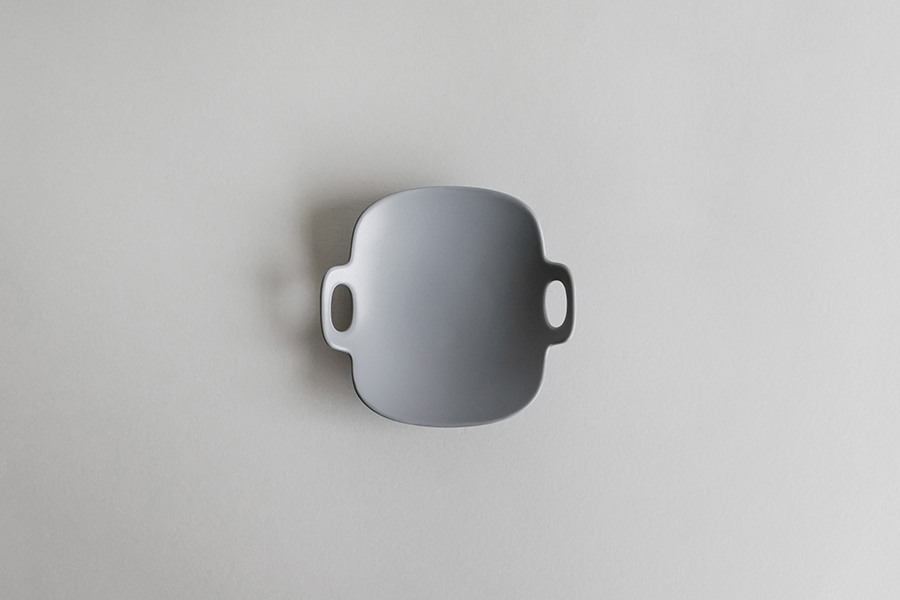 yumiko iihoshi porcelain - bon voyage系列盤S / 灰色