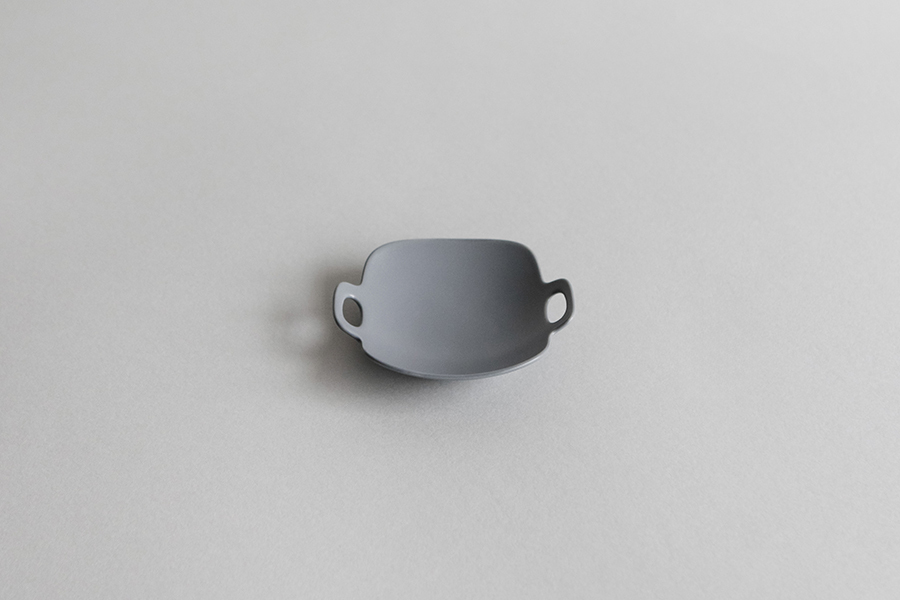 yumiko iihoshi porcelain - bon voyage系列盤S / 灰色