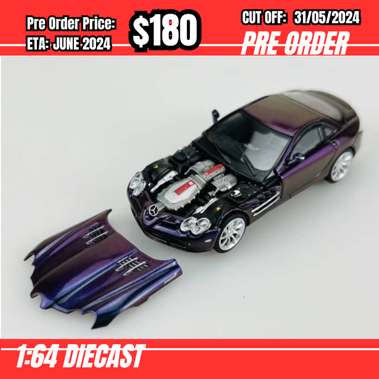 PO-$180 * Stance Hunters * 1:64 SLR McLaren Magic Purple [OD29/05]