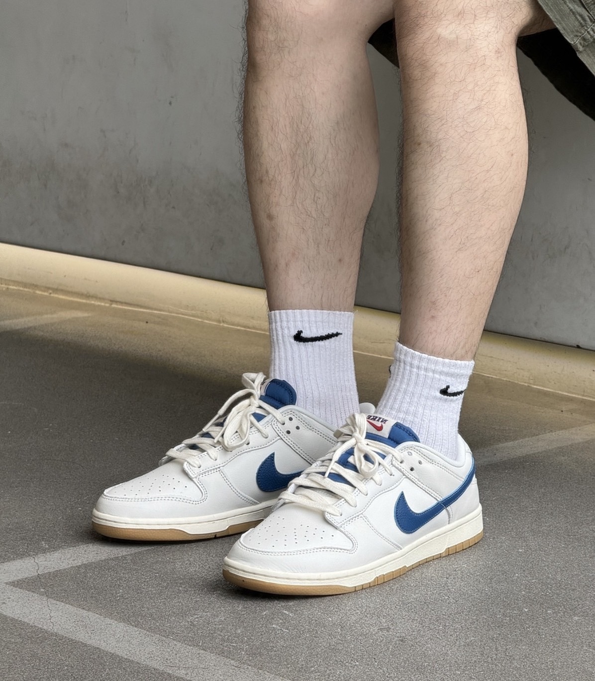 NIKE DUNK LOW SE "SAIL BLUE" 牛奶藍 復古膠底 男鞋