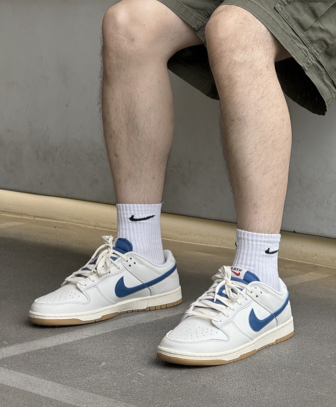 NIKE DUNK LOW SE "SAIL BLUE" 牛奶藍 復古膠底 男鞋