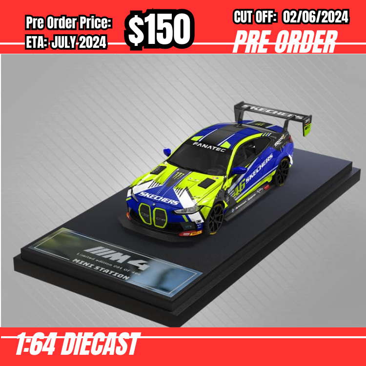 PO-$150 * Time Micro * 1:64 BMW M4 Racing #46 [OD29/05]