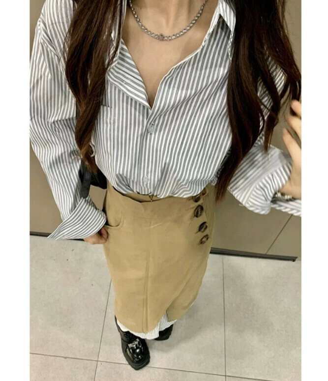 Hot Selling Shirts [Striped Shirt] Sizes [S-XL] [Please contact customer service to confirm the delivery size after placing the order]