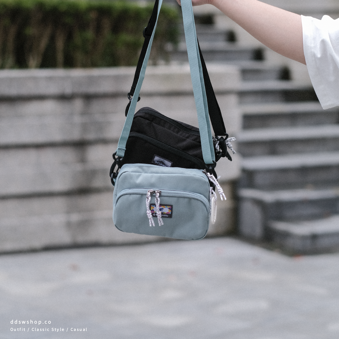 "現貨" Columbia 側背款 輕便小包 薄荷綠 黑色