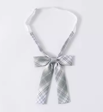 Japanese check clothes accessories ribbon collar flower (cedar pine) (one size)